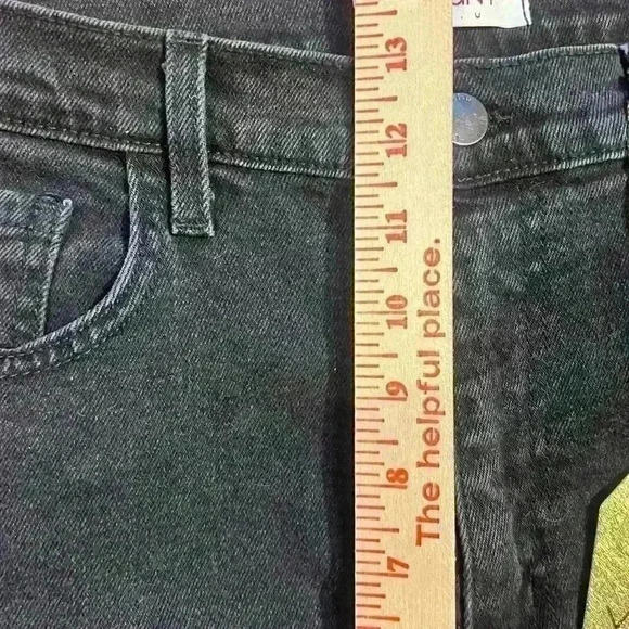 NWT Vibrant M.I.U. Gray Distressed Boyfriend Mom Jeans Size 15 / 31 Distressed - Picture 6 of 8